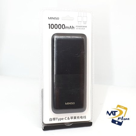 MINISO 10000mAh POWER BANK  - Black